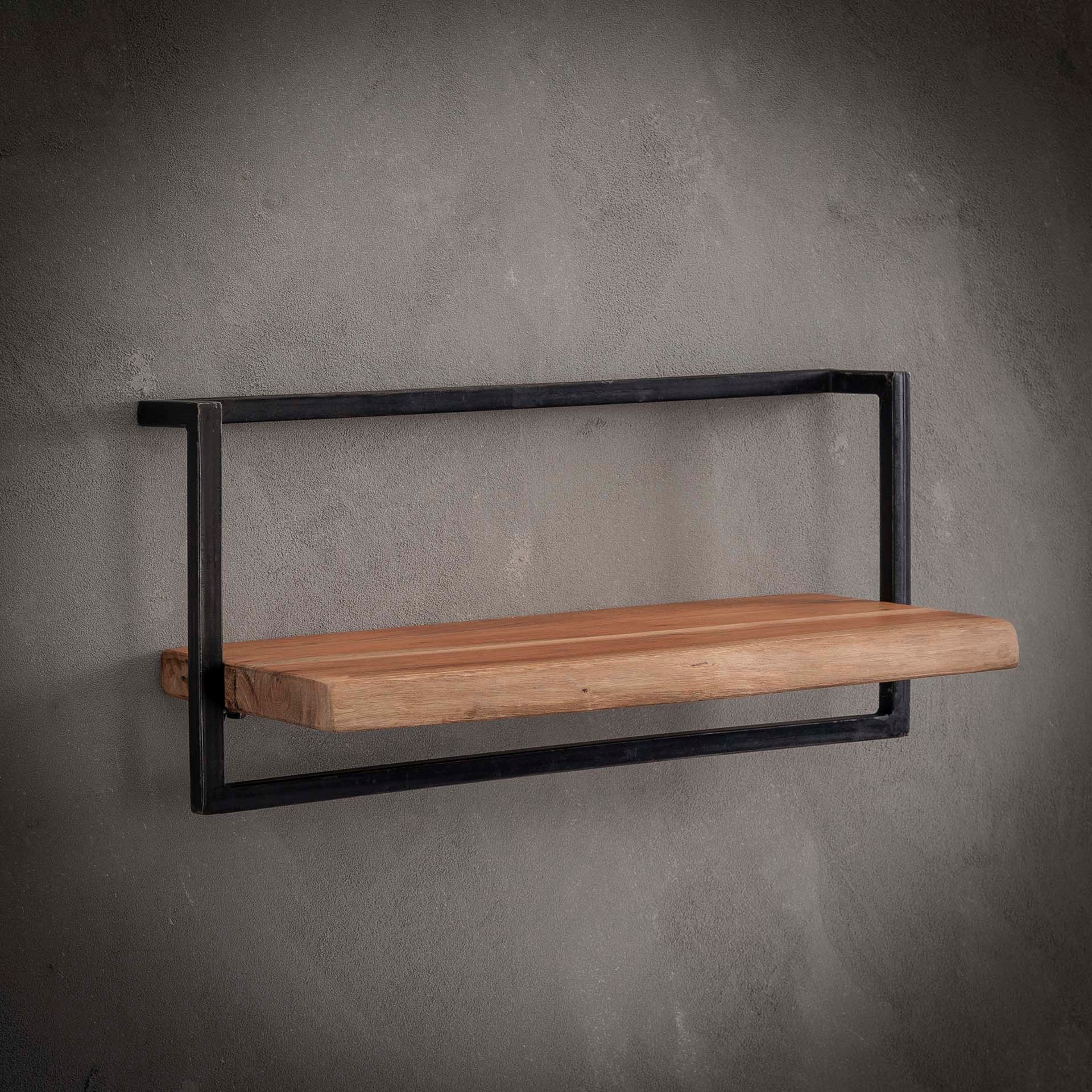 Etagere Murale Metal Et Bois