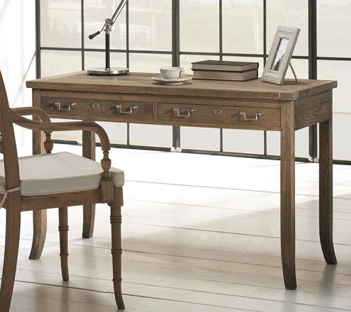2 Tiroirs Chêne Massif Princess Classique Bureau 120x76cm txQChdsrB