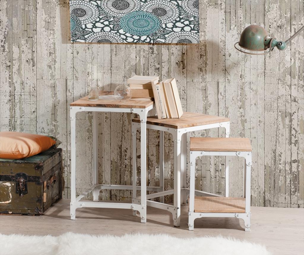 Ralf Manguier Gigognes 49x43 Et Tables X3 Métal HIED29WY