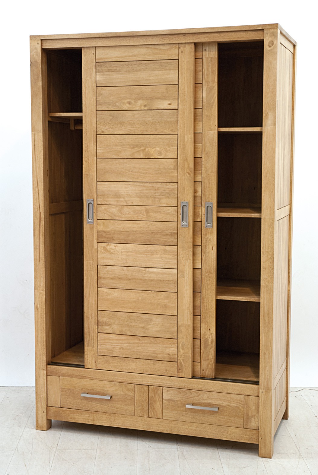 Armoire hévéa moderne 120x196cm ATTAN Armoires / Penderies Pier Import