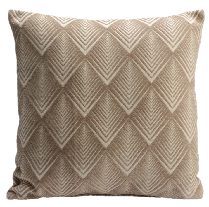 Enchevêtrés Losanges Beige 45x45cm Coussin Motif 8wk0OnP