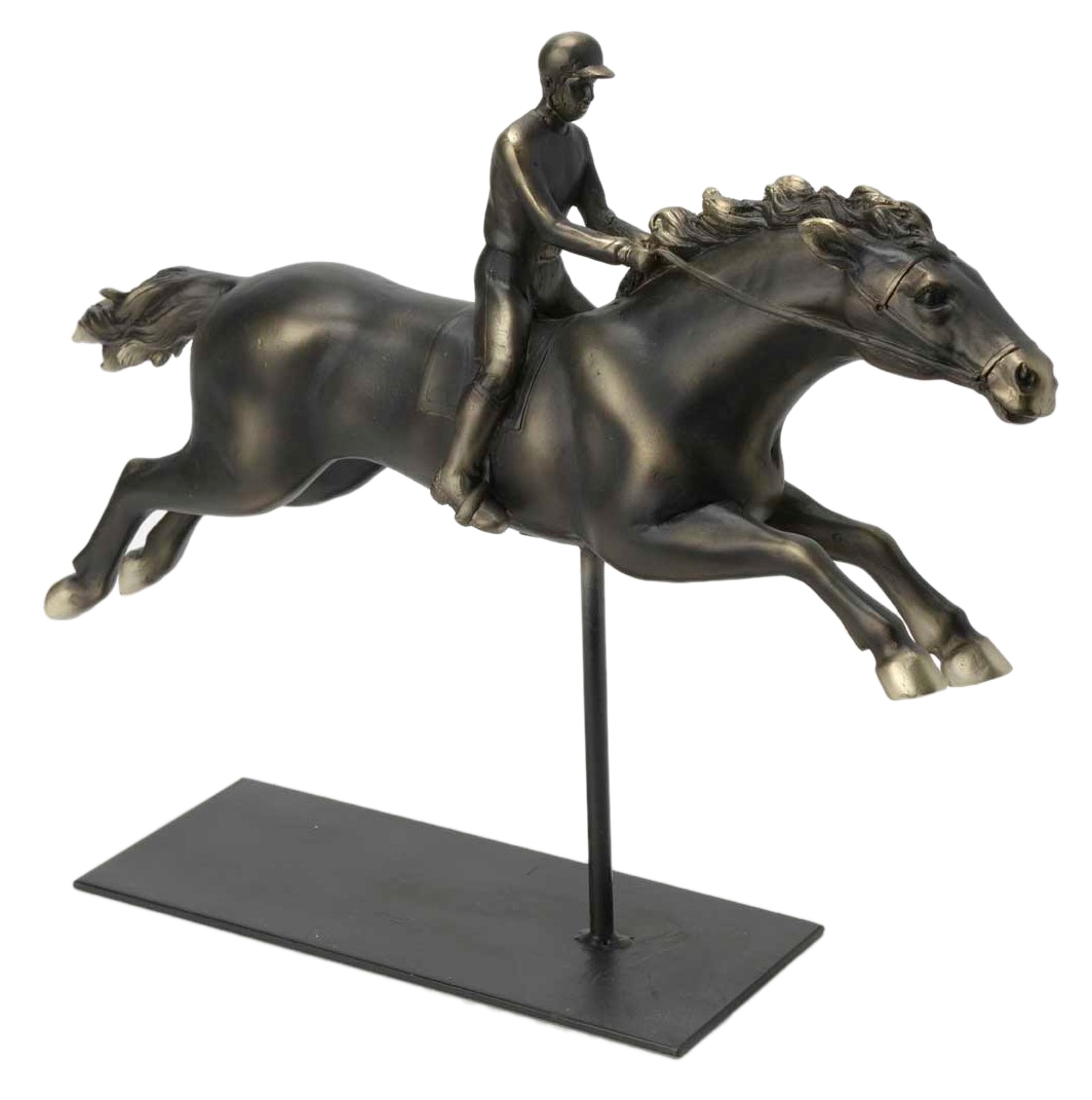 Sculpture En Bronze d'Un Cheval à Selle, Autriche, Début Du