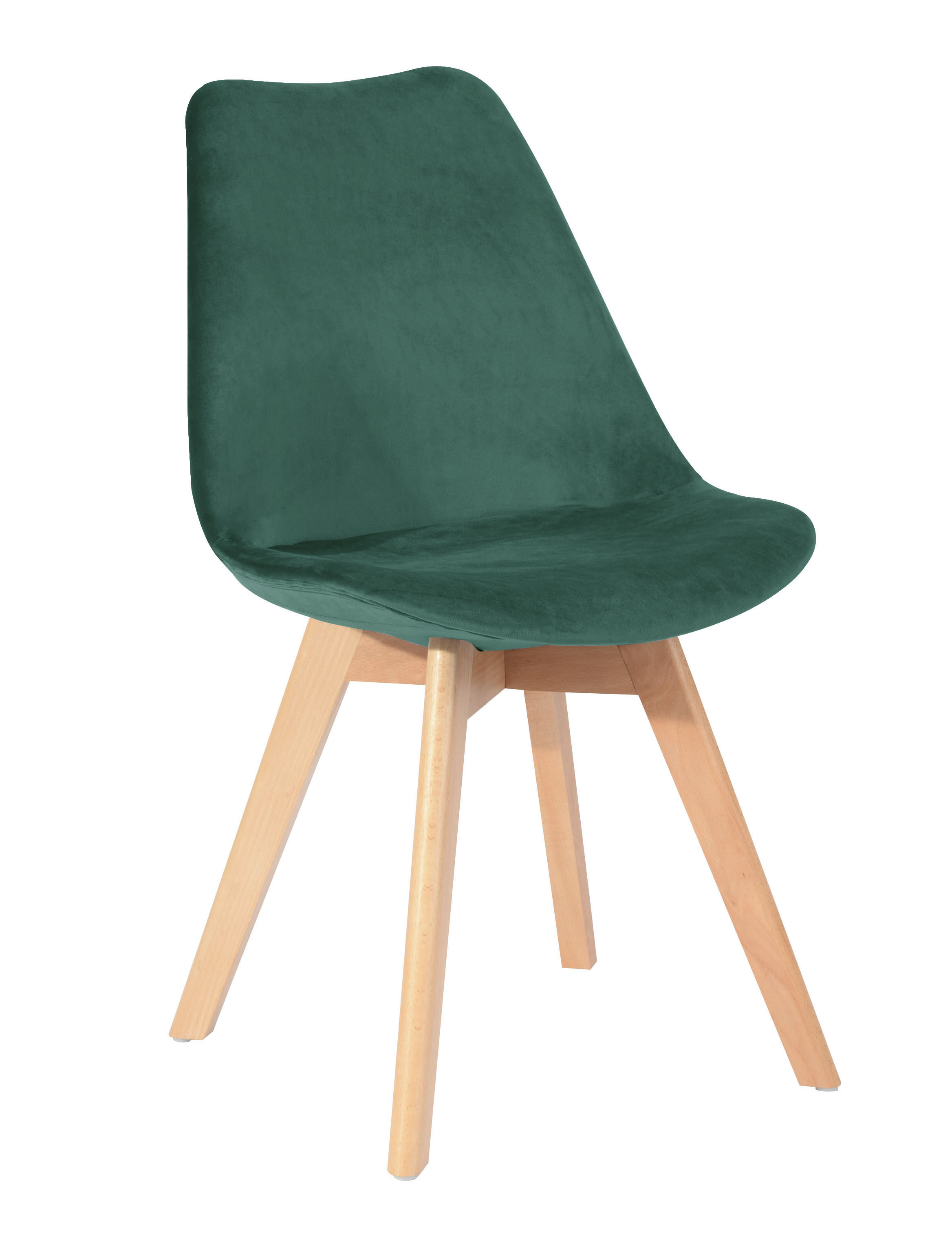 Chaise en 49x53xH84cm scandinave STOCKHOLM émeraude velours vert lTkiuwOPXZ