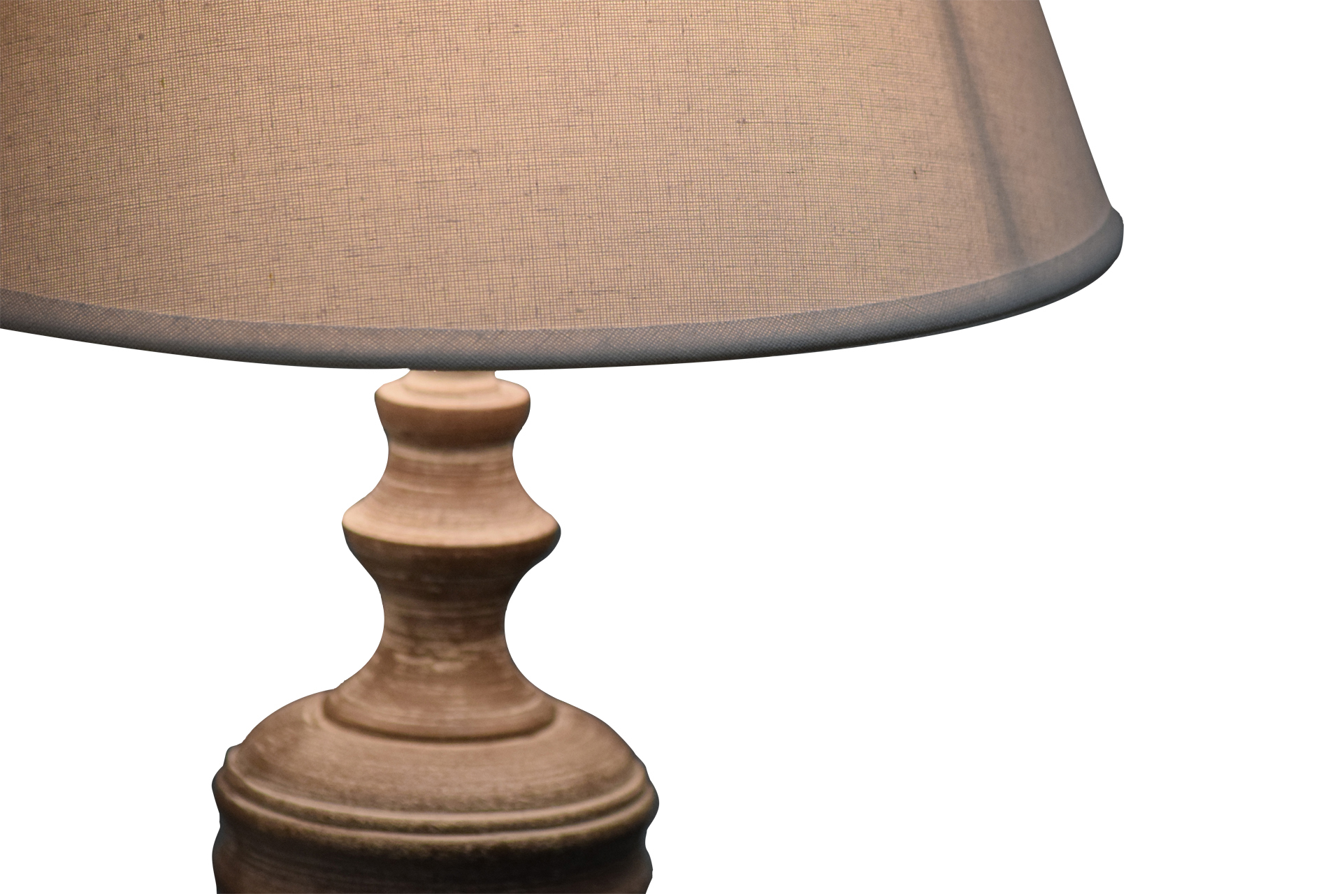 Lampe de chevet pied albatre blanc