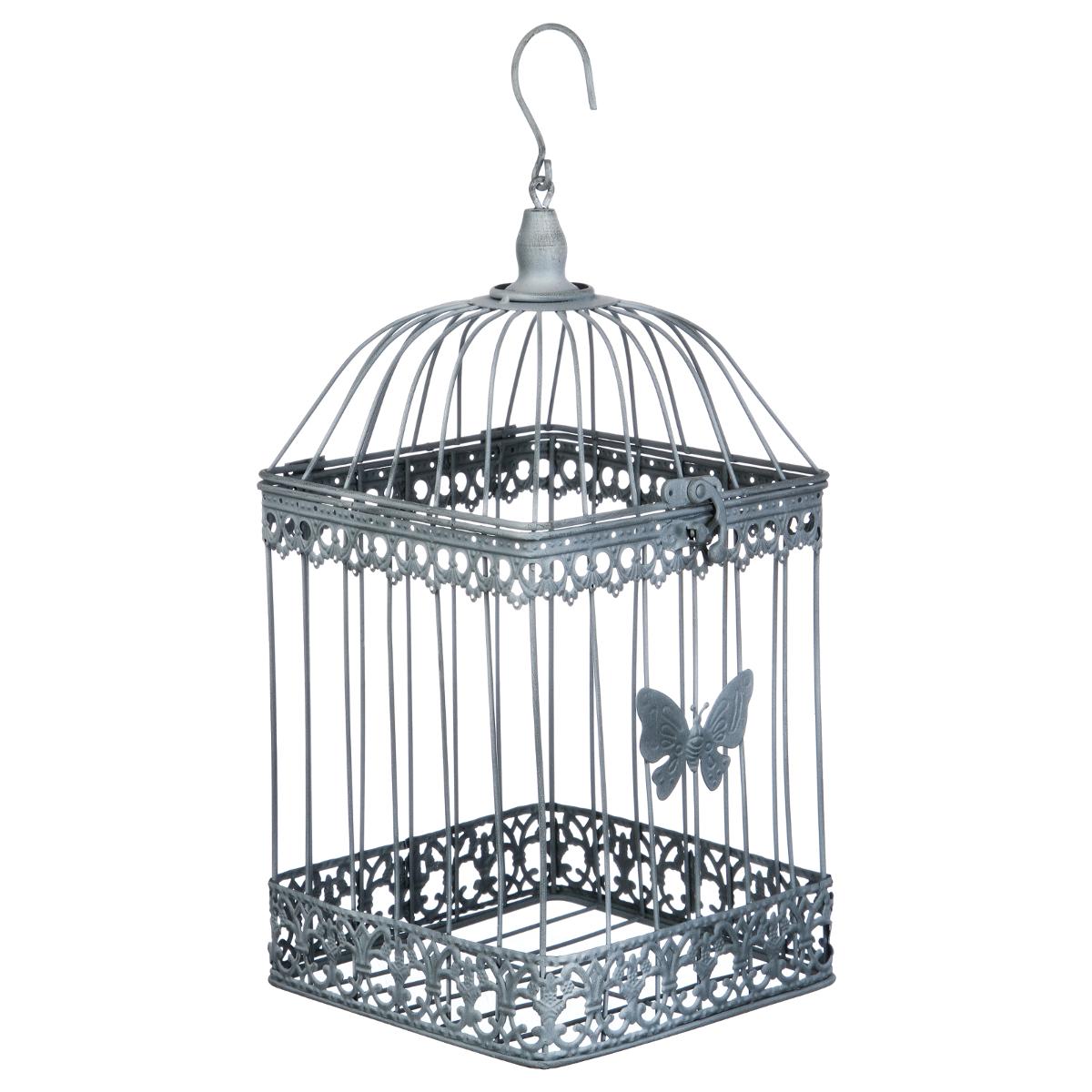 Photophore Cage à Oiseaux Vintage - Papillons, Bougeoir Déco, Occasion