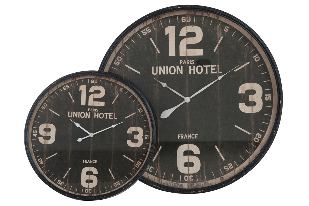 Horloge 60x2x60 cm avec drapeau anglais