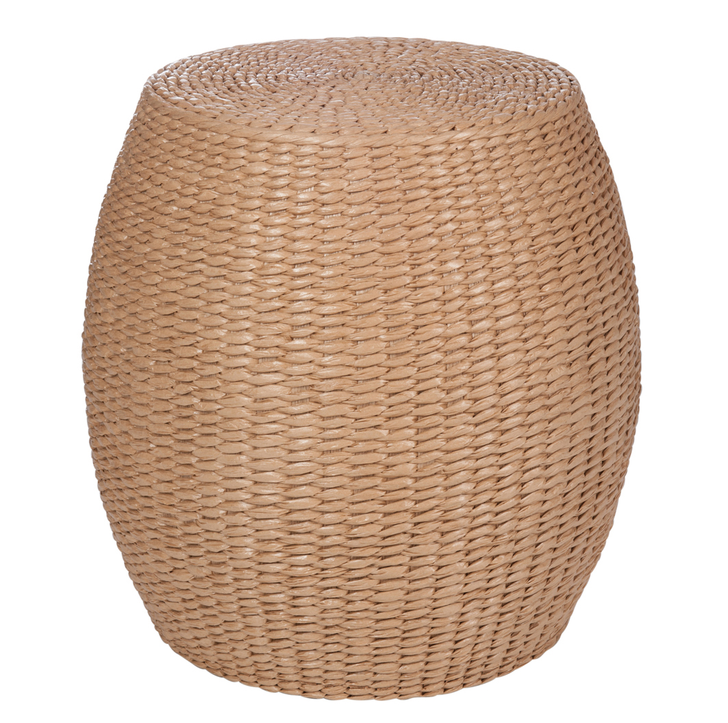 Pouf rond exotique en rotin, 42x42x40cm Poufs Pier Import