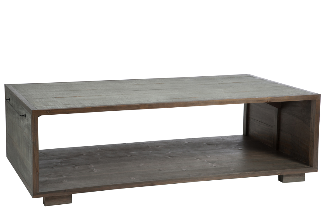 Porte Revue Basse Avec Gris Table En Pin 145x80x35cm Forest T1lFKJc