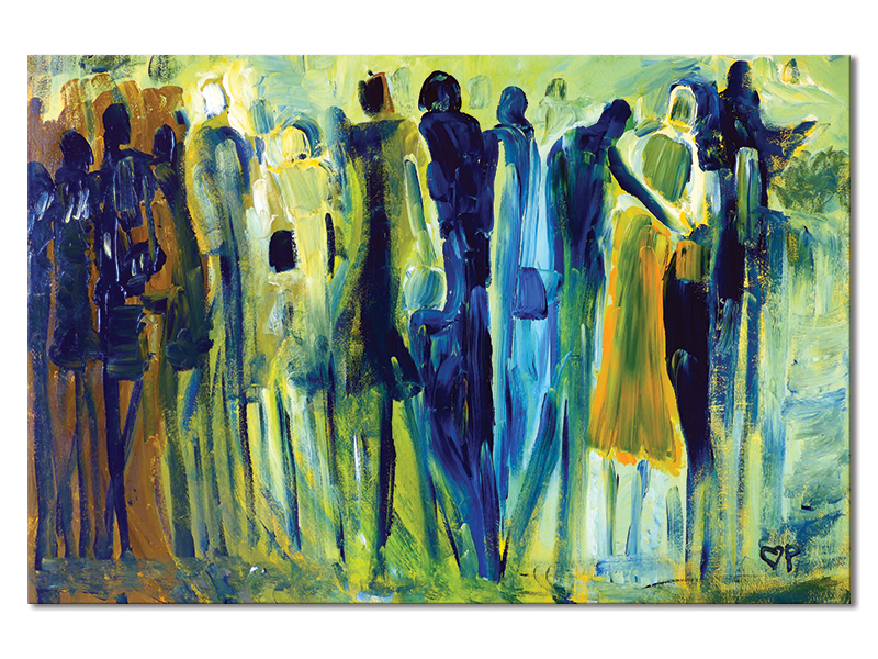 Tableau toile silhouettes Photos imprimées Pier Import