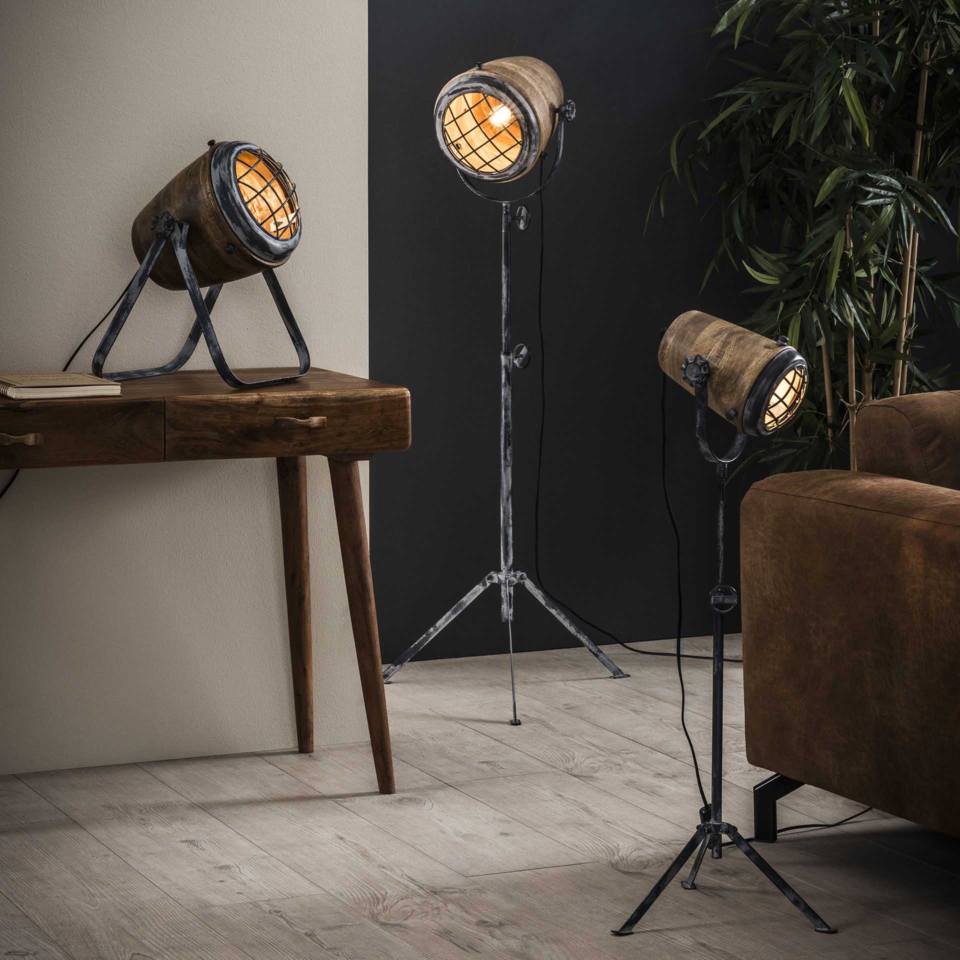 Lampe de bureau design style Jalest – Métal brossé – Vintage | Usine A Gaz
