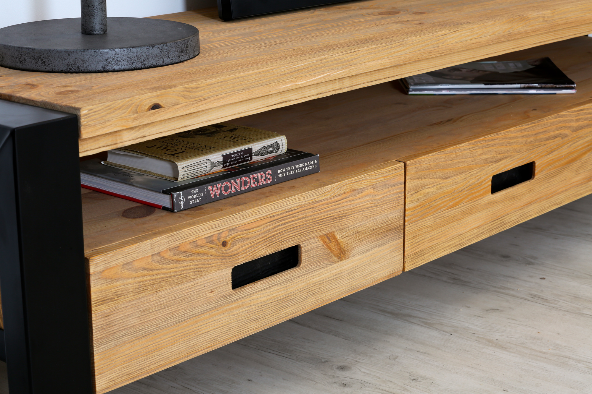 meuble tele en pin massif