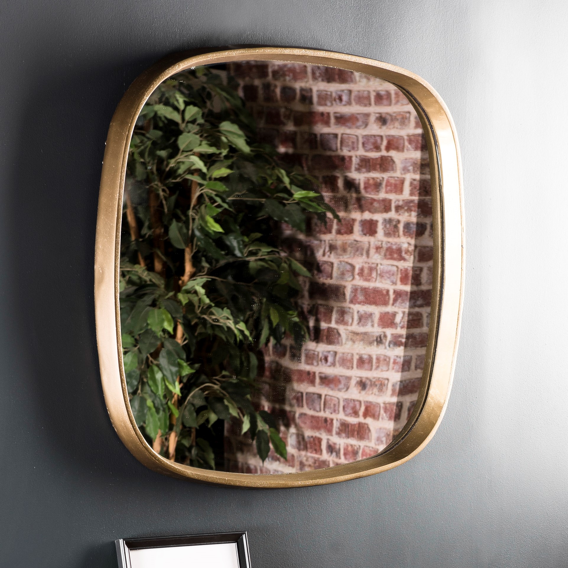 Miroir moderne bois doré - Autres Miroirs