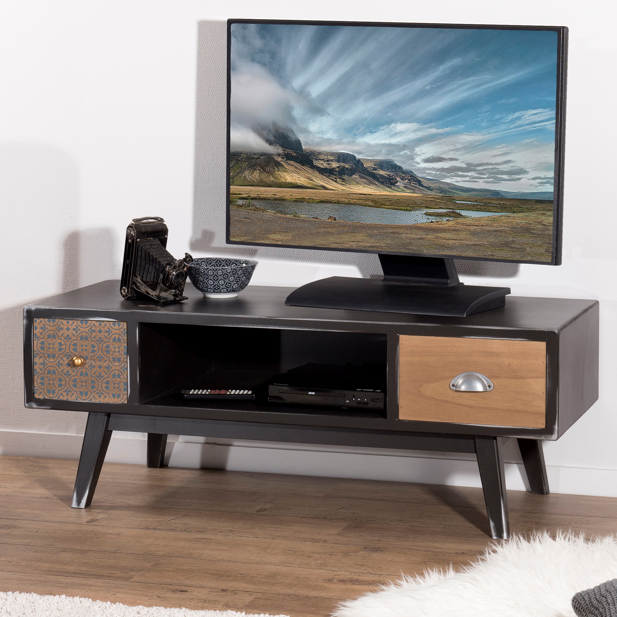 meuble tv angle pier import