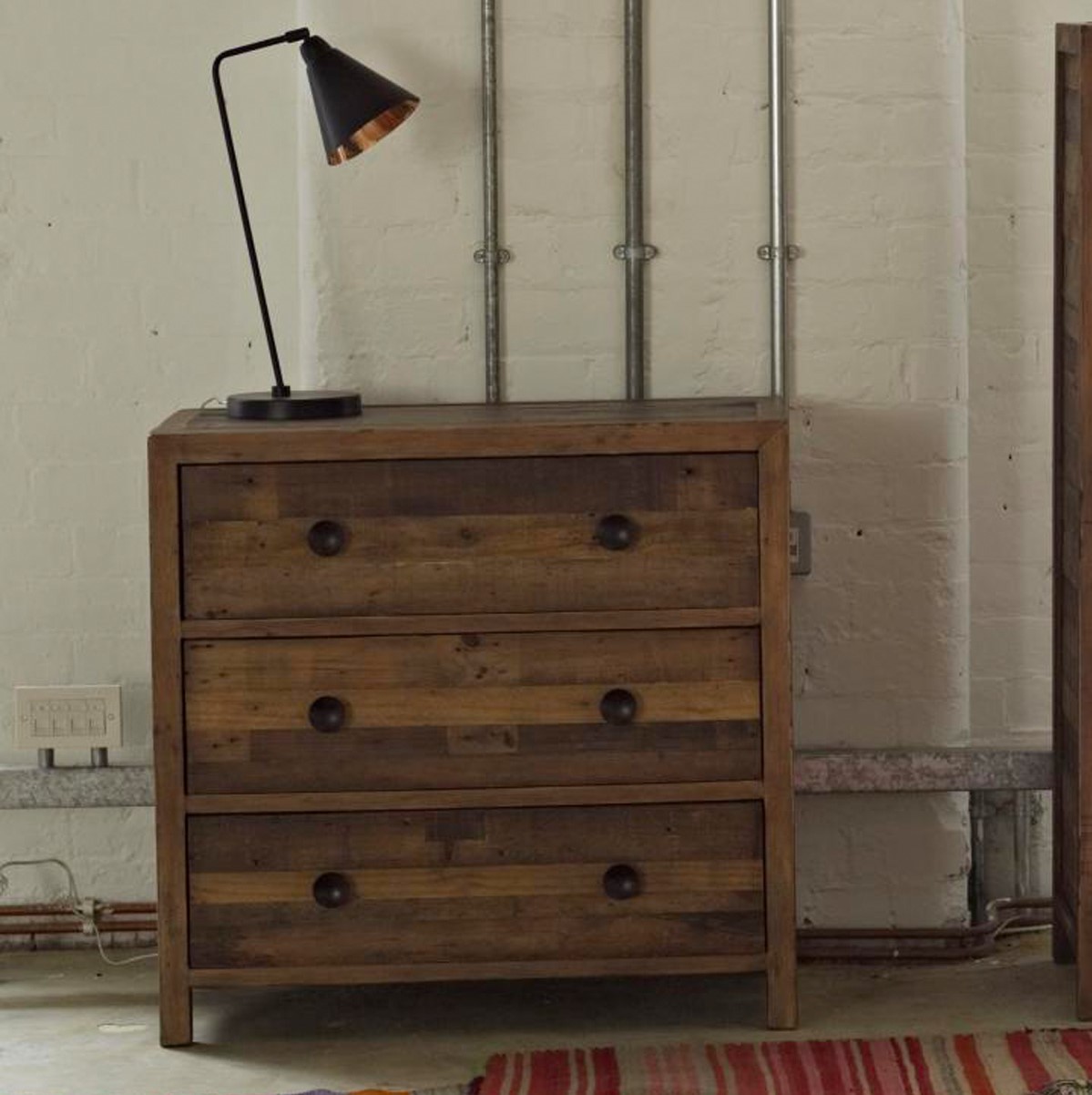 Commode en bois recyclé 7 tiroirs BRISBANE Commodes Pier Import