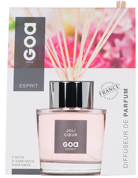 Goa Nachfüllpack Joli Herz – 500 Ml Duftöl Mit 12 Rattanstäben Für Romantische Raumdüfte