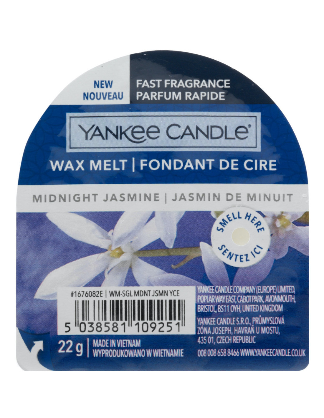 Jasmin de minuit fondant de cire YANKEE CANDLE Bougies / Parfums d