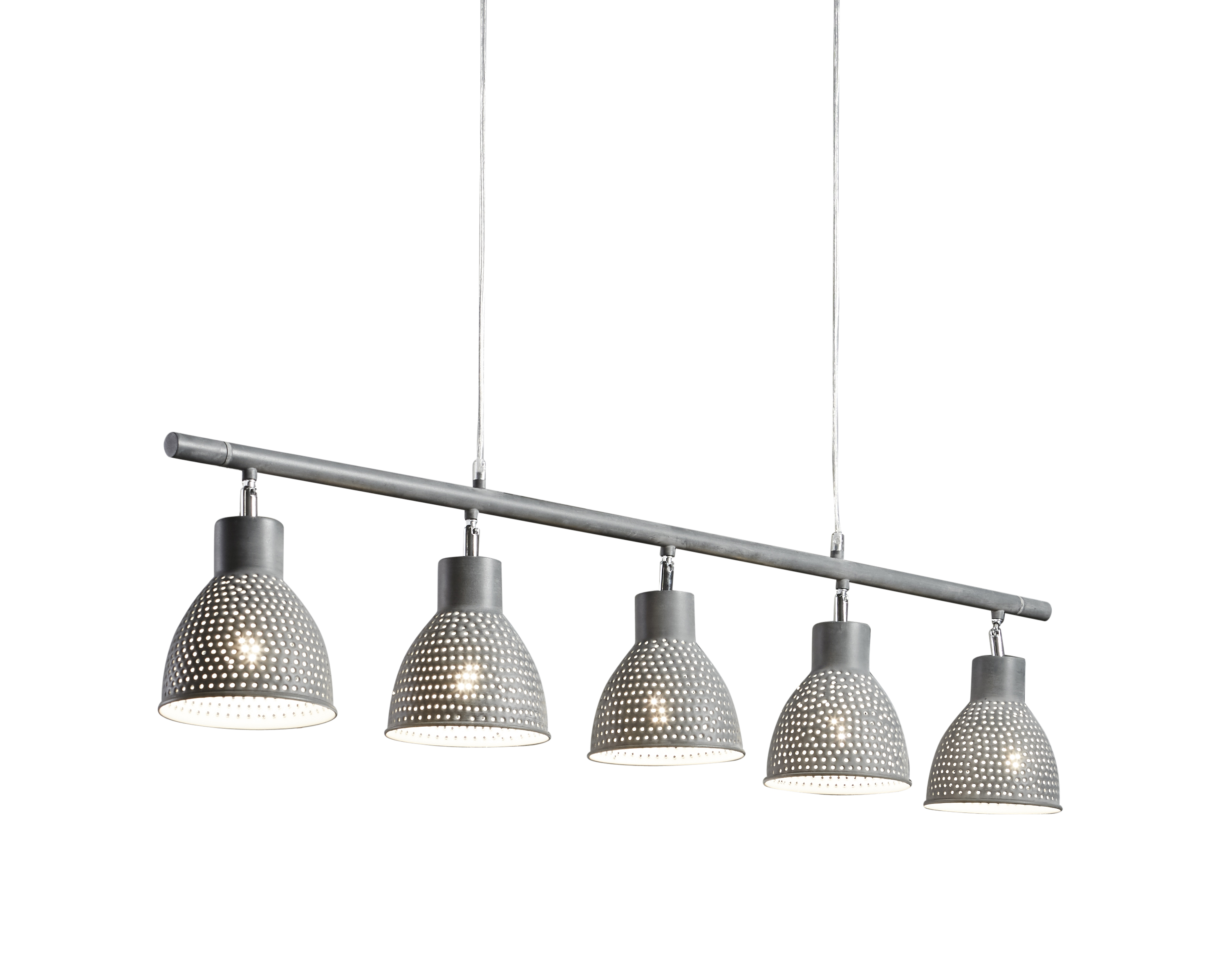 Suspension design à LED avec cage en métal industrielle Loft