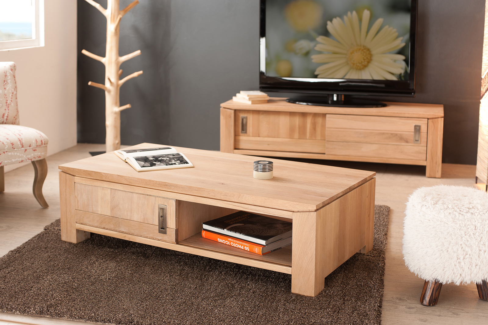 Table Basse En Chêne