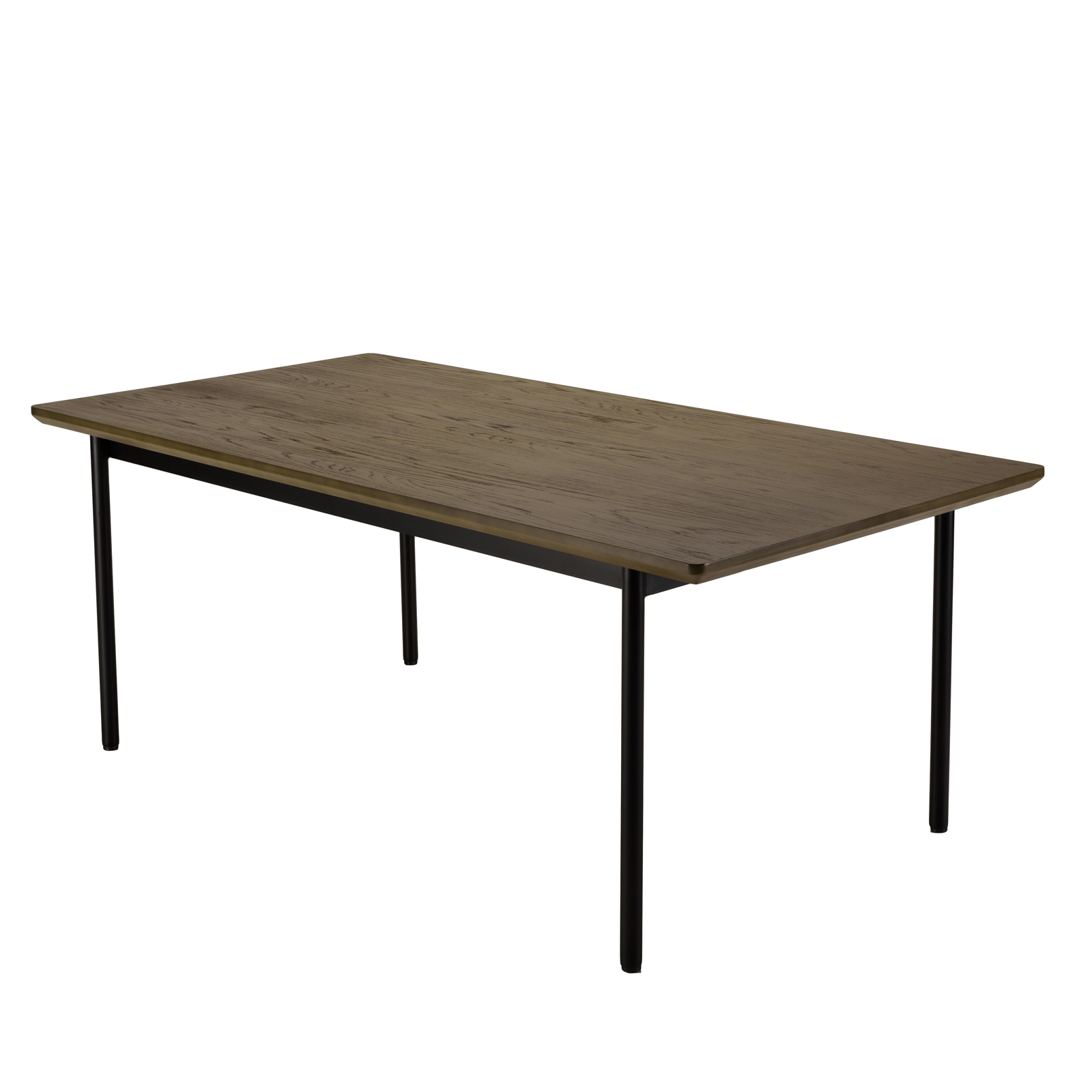 Table de repas 200 cm plateau bois marron DERRY | Tables à manger ...