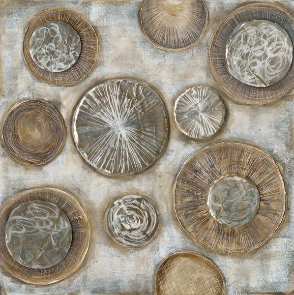 Tableau avec Palmier Doré | Peinture Nature